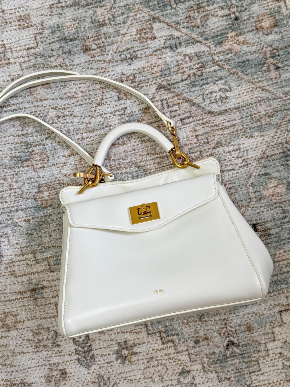 JW PEI LUCIA TOP HANDLE BAG IVORY WHITE NEW!